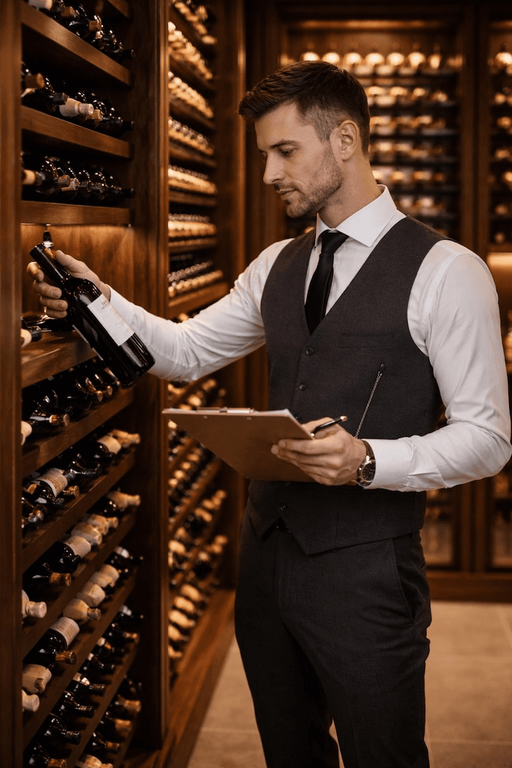 ViniQ inventory cellar overview